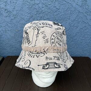 Paris France Print Bucket Hat